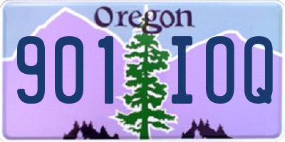 OR license plate 901IOQ