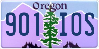 OR license plate 901IOS