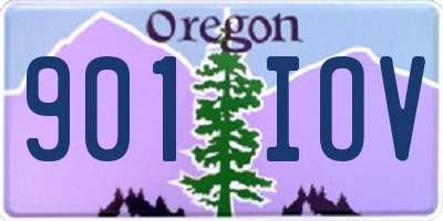 OR license plate 901IOV