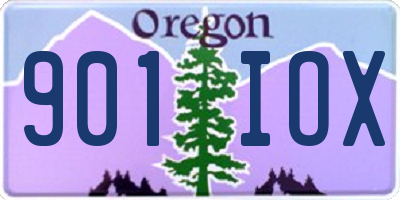 OR license plate 901IOX