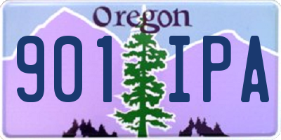 OR license plate 901IPA