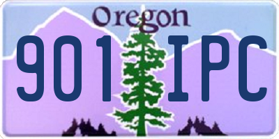 OR license plate 901IPC