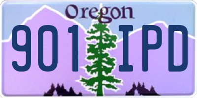 OR license plate 901IPD