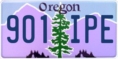 OR license plate 901IPE