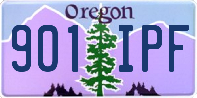 OR license plate 901IPF