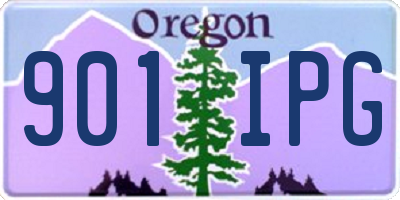 OR license plate 901IPG