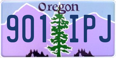 OR license plate 901IPJ