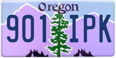 OR license plate 901IPK