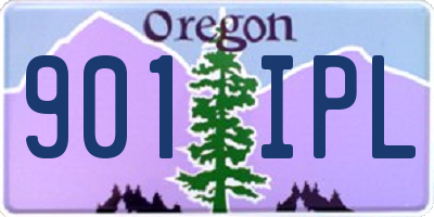 OR license plate 901IPL