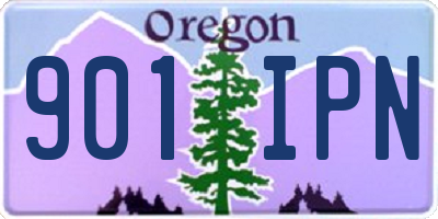 OR license plate 901IPN