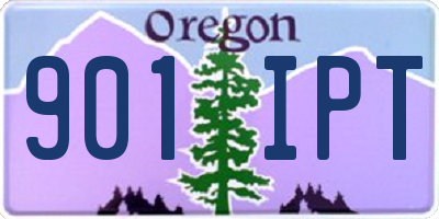 OR license plate 901IPT