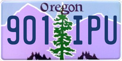 OR license plate 901IPU