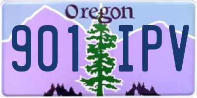OR license plate 901IPV