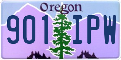 OR license plate 901IPW