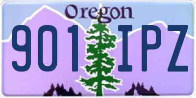 OR license plate 901IPZ