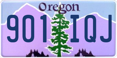 OR license plate 901IQJ