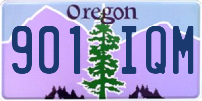 OR license plate 901IQM