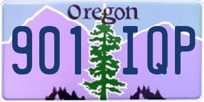 OR license plate 901IQP