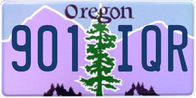 OR license plate 901IQR