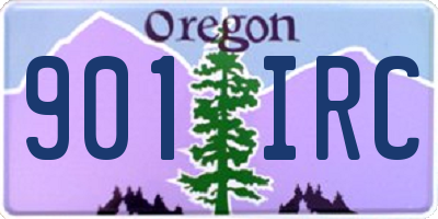 OR license plate 901IRC