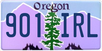 OR license plate 901IRL