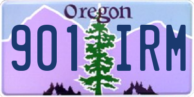 OR license plate 901IRM