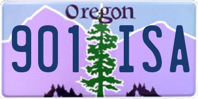 OR license plate 901ISA