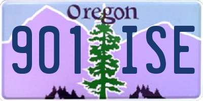 OR license plate 901ISE