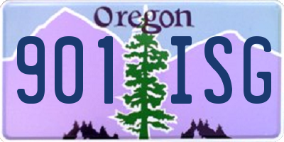 OR license plate 901ISG