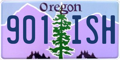 OR license plate 901ISH