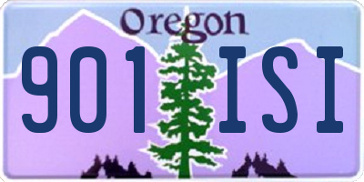 OR license plate 901ISI