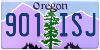 OR license plate 901ISJ