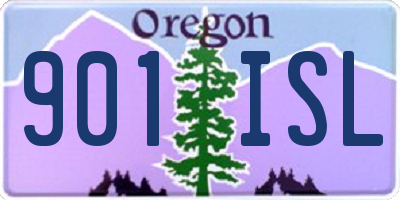 OR license plate 901ISL