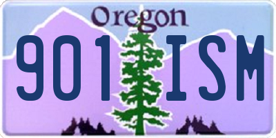 OR license plate 901ISM