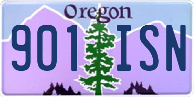 OR license plate 901ISN