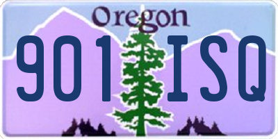 OR license plate 901ISQ
