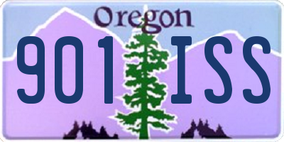 OR license plate 901ISS