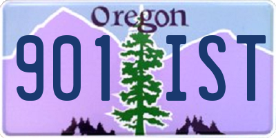 OR license plate 901IST