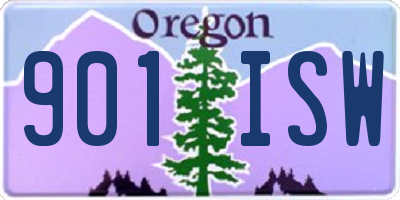 OR license plate 901ISW
