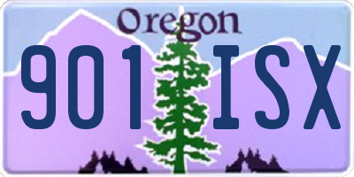 OR license plate 901ISX