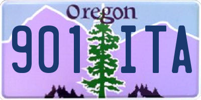 OR license plate 901ITA
