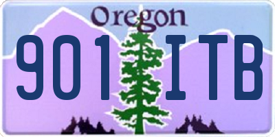 OR license plate 901ITB