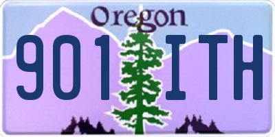 OR license plate 901ITH