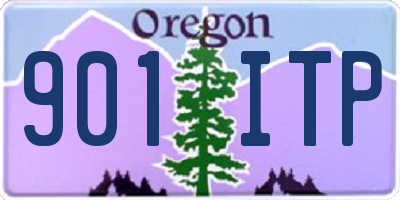 OR license plate 901ITP