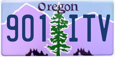 OR license plate 901ITV