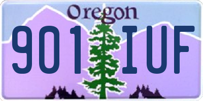 OR license plate 901IUF