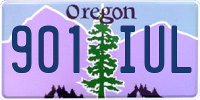 OR license plate 901IUL