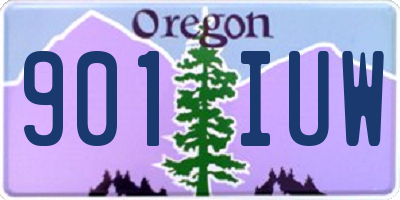 OR license plate 901IUW
