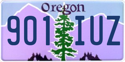 OR license plate 901IUZ