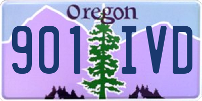 OR license plate 901IVD